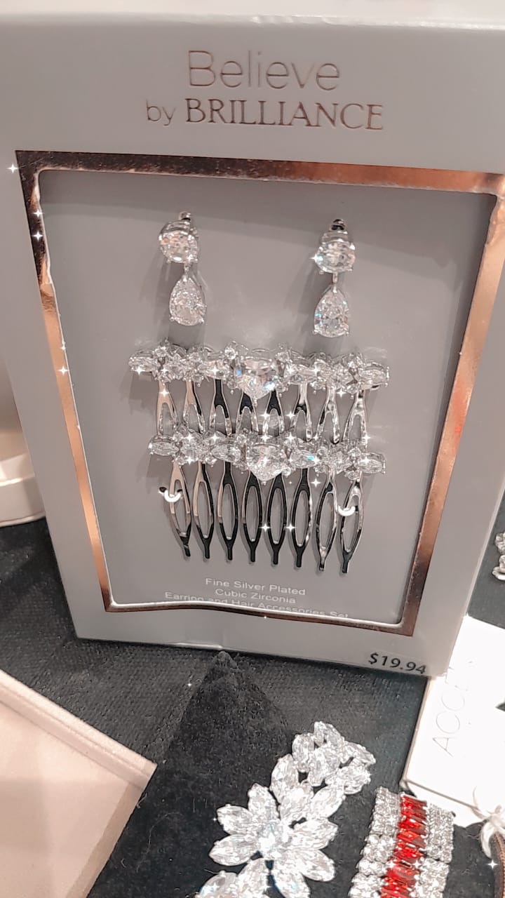 Zercon hair stylers with earings in sterling silver