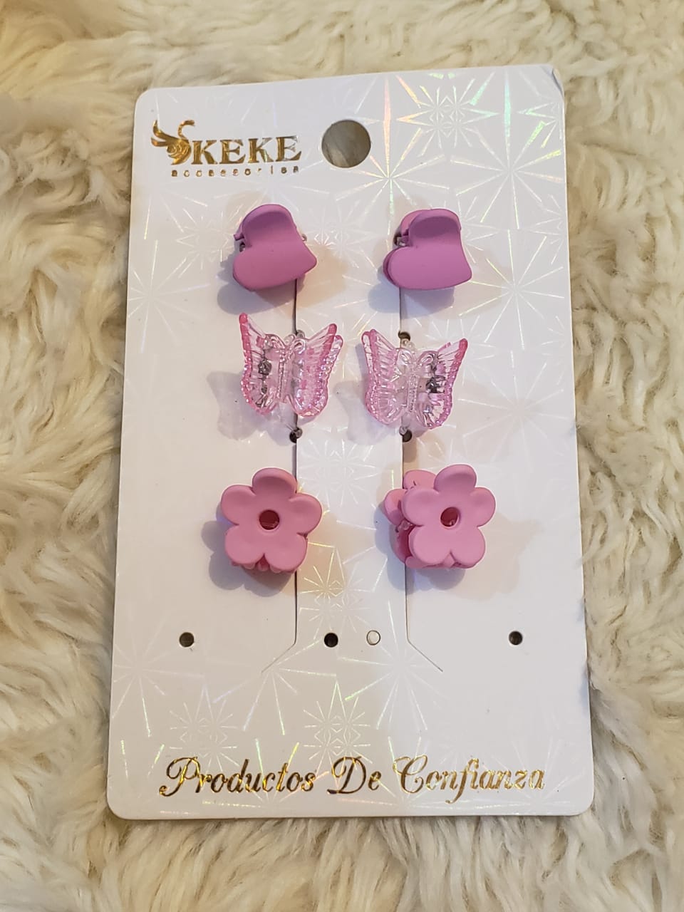 Kids' Pastel Mini Jaw Clips Set