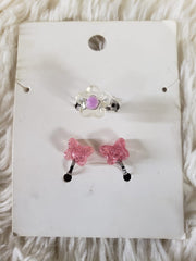 Ring with earrings for kids