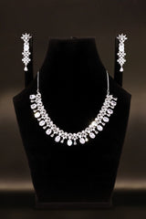 American zercons in sterling silver for party wear