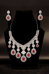American zercons with Rubies in sterling silver